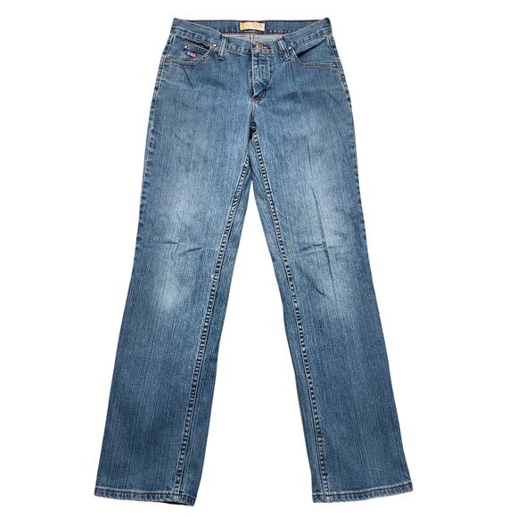 Wrangler Denim - Wrangler Twenty X Tulsa Jeans Womens 5/6x32 Denim Slim-Fit Straight Y2k Cowgirl